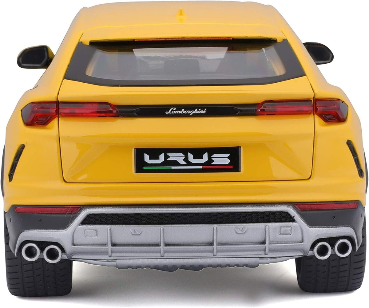 Bburago 11042y 1-18 Lamborghini Urus Diecast Model Car, Yellow