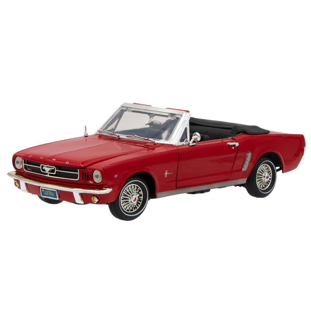 1964 1/2 Ford Mustang Convertible Cream 1/18 Diecast Car Model by Motormax