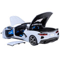 Autoart 71284 2020 Chevrolet Corvette C8 Stingray Ceramic Matrix Gray Metallic 1-18 Scale Model Car