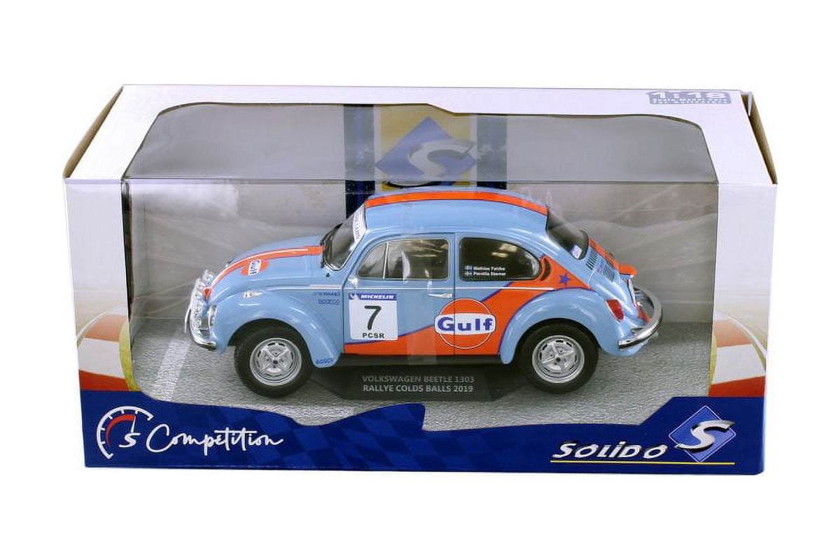 2019 Volkswagen Beetle 1303, #7 Mathias Fahlke - Solido S1800517 - 1/18 scale Diecast Car