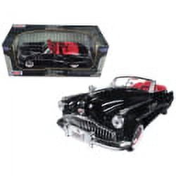 1949 Buick Roadmaster Convertible, Black - Motormax 73116TC/BK - 1/18 scale Diecast Model Toy Car