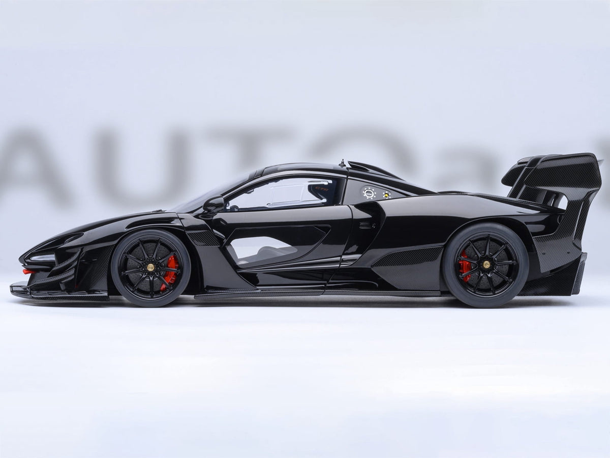 McLaren Senna GTR Onyx Black 1/18 Model Car by Autoart