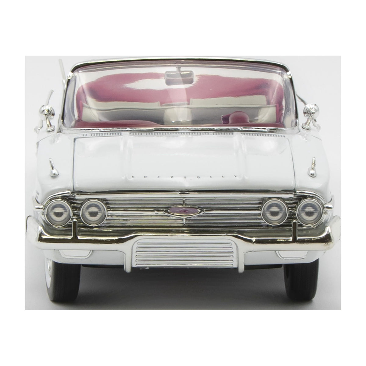 1960 Chevrolet Impala Convertible Blue 1/18 Diecast Car Model by Motormax