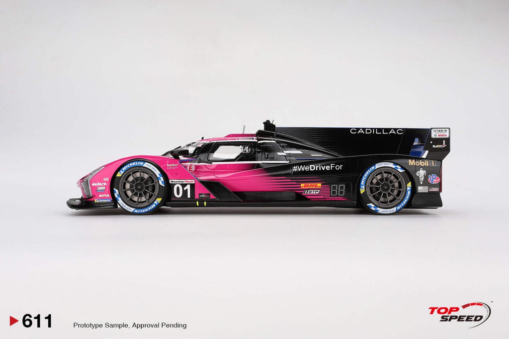 Cadillac V-Series.R #01 "Cadillac Racing" Winner IMSA "Petit Le Mans" (2024) 1/18 Model Car by Top Speed