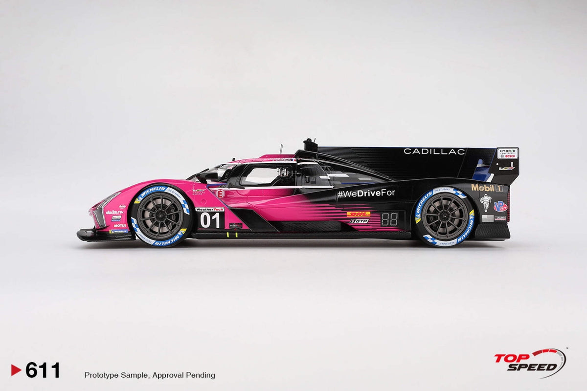 Cadillac V-Series.R #01 "Cadillac Racing" Winner IMSA "Petit Le Mans" (2024) 1/18 Model Car by Top Speed