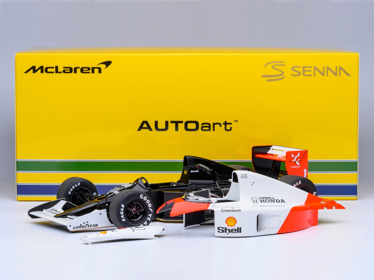 AUTOart 1:18 McLaren Honda MP4/6 - Japanese GP 1991 Ayrton Senna #1 (Without McLaren Logo)