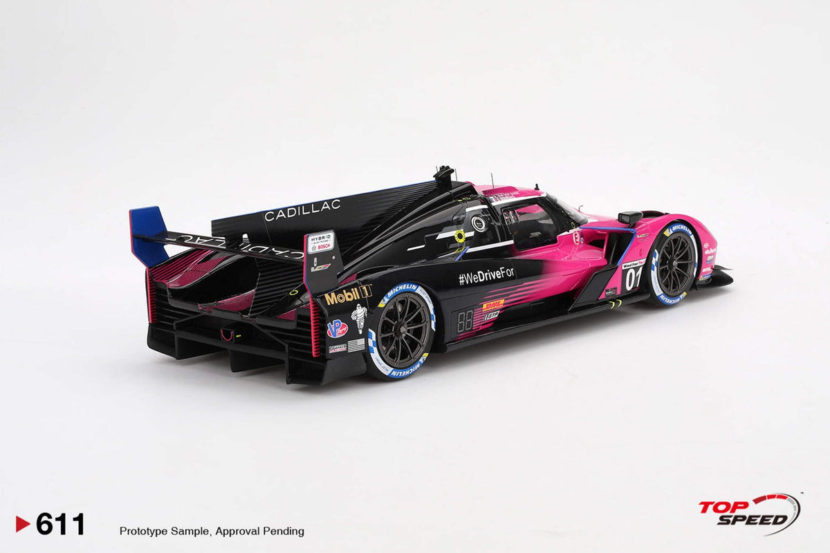 Cadillac V-Series.R #01 "Cadillac Racing" Winner IMSA "Petit Le Mans" (2024) 1/18 Model Car by Top Speed